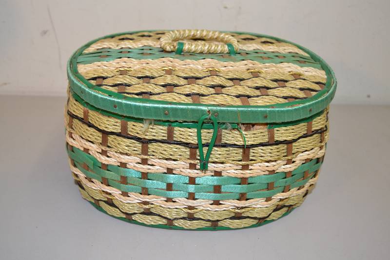 lot 24 image: Sewing Box Vintage Luggage
