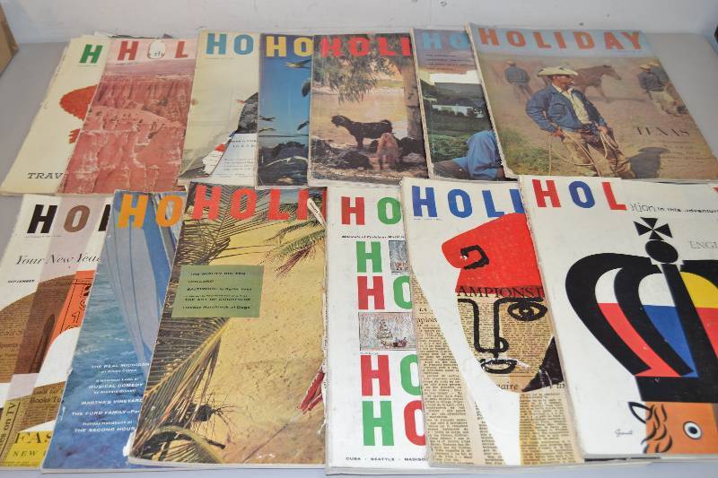 lot 70 image: Vintage Holiday Magazines
