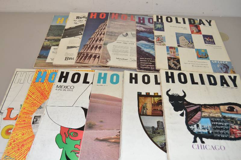 lot 72 image: Vintage Holiday Magazines