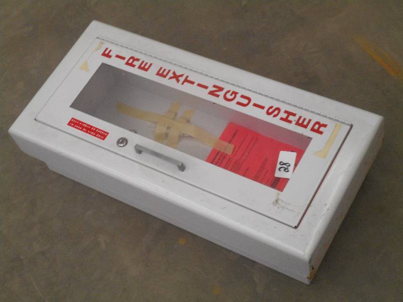 lot 28 image: Fire Extinguisher Enclosure---Wall ...