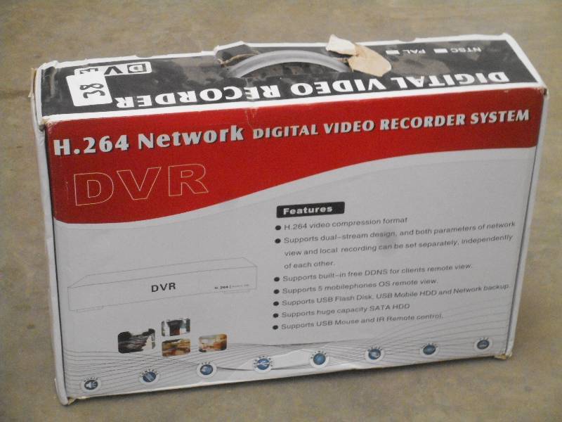 lot 38 image: DVR H2.64 Digital Video Recorder ...