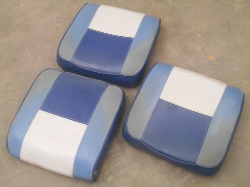 lot 44 image: (3) Boat Seat Cushions ...