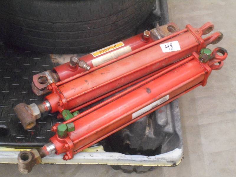 lot 48 image: Lot Of (3) Hydraulic Cylinders ...