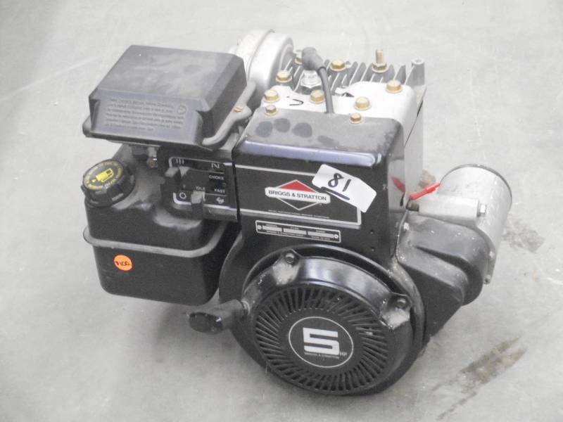lot 81 image: Briggs & Stratton 5HP Gas Engine, R...