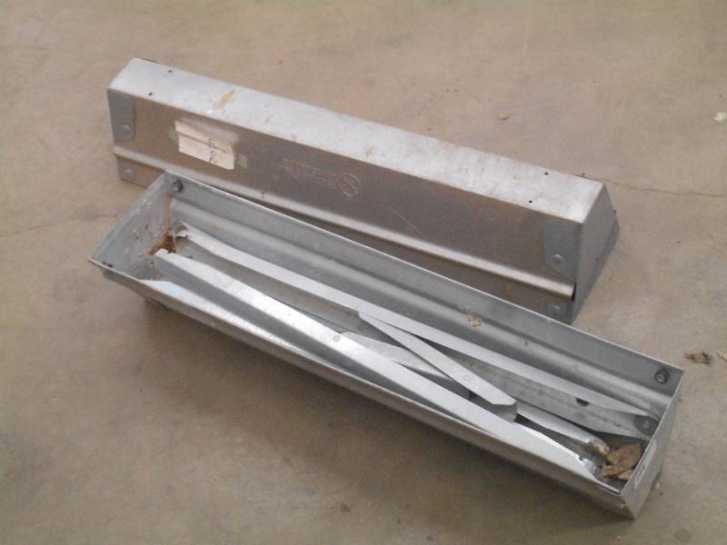 lot 109 image: Set Of Folding Steel Saw Horses ...