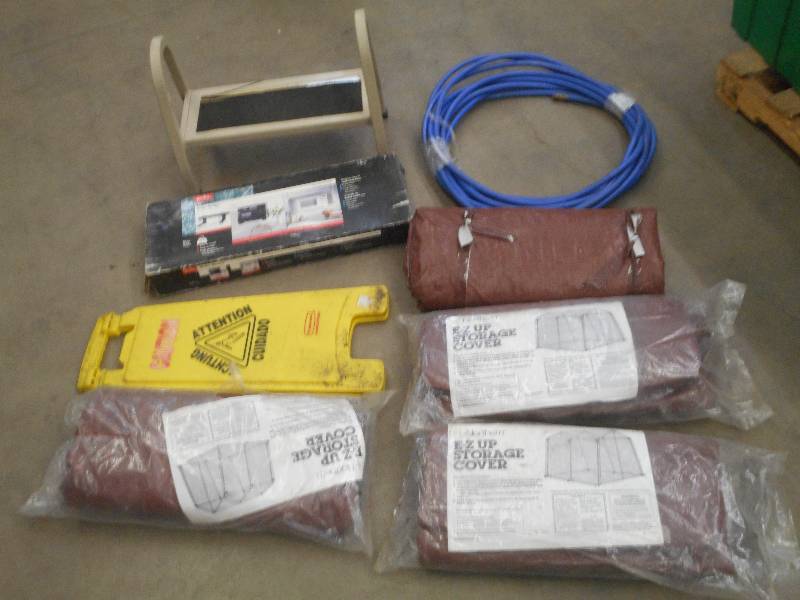 lot 111 image: Lot Of Storage Cover Sets, Air Hos...