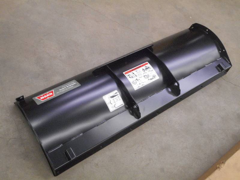 lot 131 image: New Warn UTVATV Plow With Steel Cu...