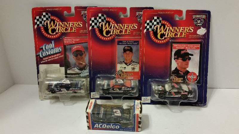 lot 9 image: Dale Earnhardt Jr Action and Winners Circle 164th Scale NASCAR 50th Anniversary 1948-1998 Cars