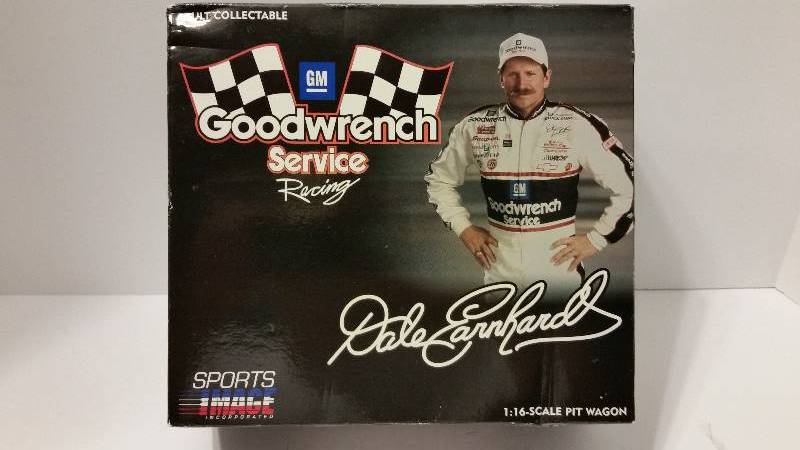 lot 59 image: Sports image Inc. 116th Scale #3 Dale Earnhardt Winston Cup Die Cast Replica Pit Wagon In Original Box