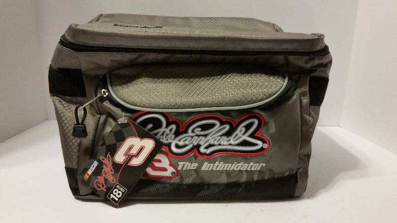 lot 75 image: Embossed NASCAR #3 Dale Earnhardt Summer Cooler - Unused with Original Tag