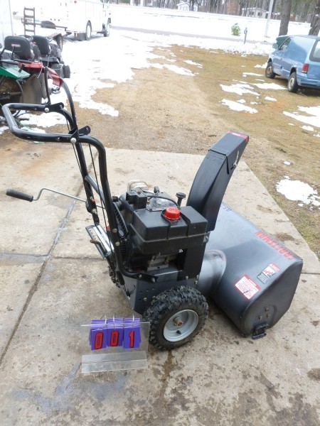 SnS Auctions # 237 Go Karts & Snowblowers