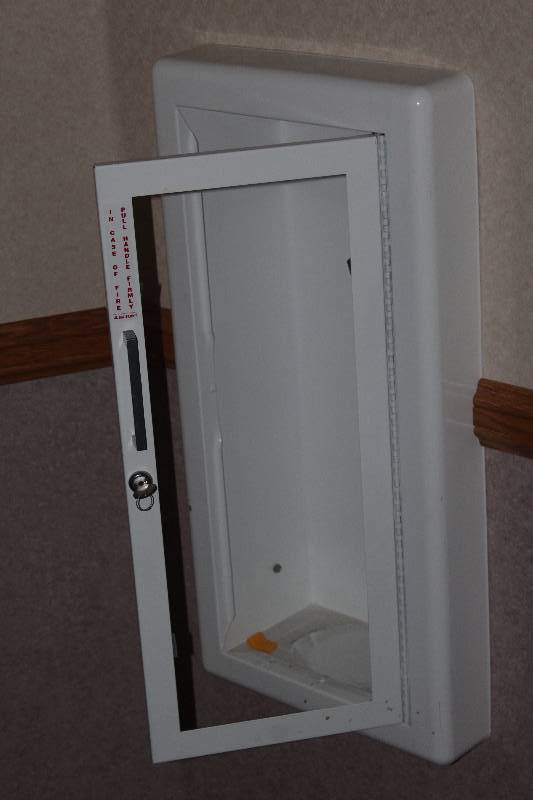 lot 2355 image: Lot of (10) Emergency Equipment Includes 6) EXIT Signs AND 4) Fire Boxes