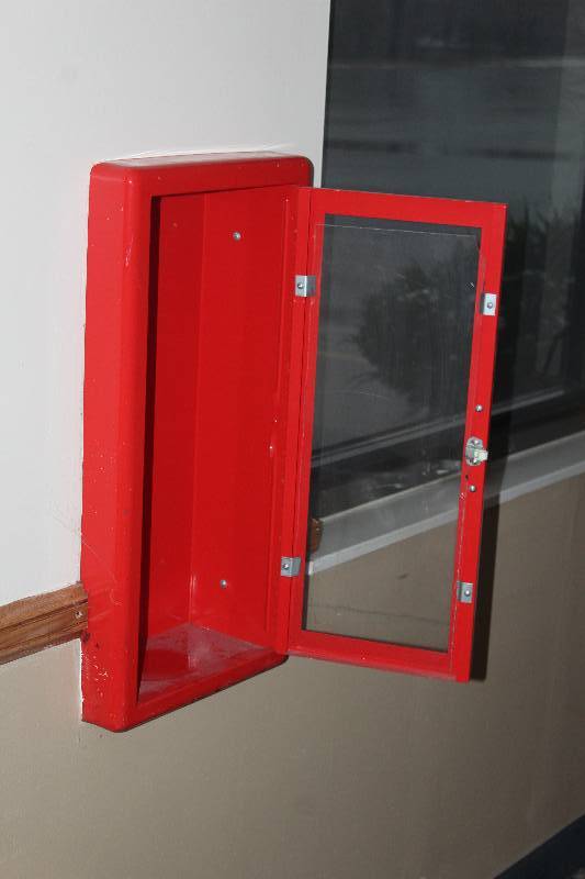 lot 2412 image: Lot of (2) Emergency Equipment Includes 1) EXIT Signs AND 1) Fire Box