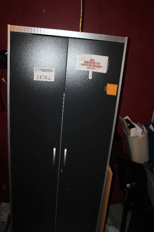 lot 2478 image: 2-Door Utility Cabinet