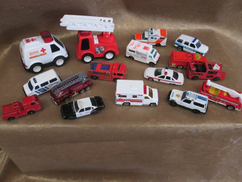 lot 8 image: Assorted Toy Emergency Vehicles...