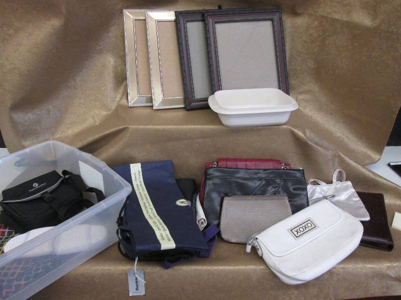 lot 53 image: 4 Photo Frames, Tote Bags Assorted ...