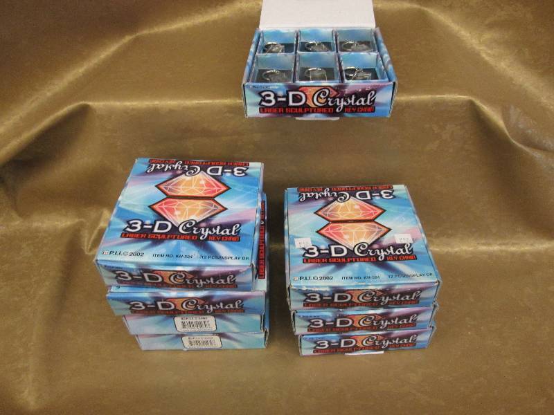 lot 65 image: Lot of 8 boxes of 12bx 3-D Crystal...