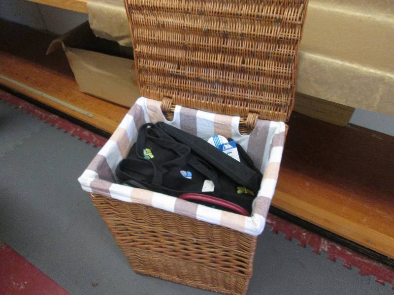 lot 111 image: Storage Hamper containing assorted ...