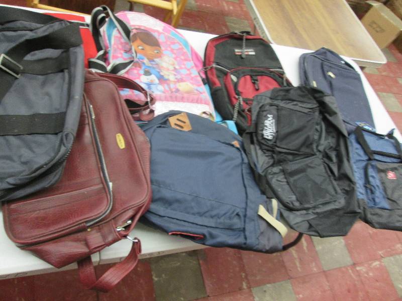 lot 150 image: Lot of Back Packs & Duffels...