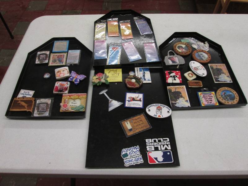 lot 202 image: Large Lot of Magnets in Black Displ...