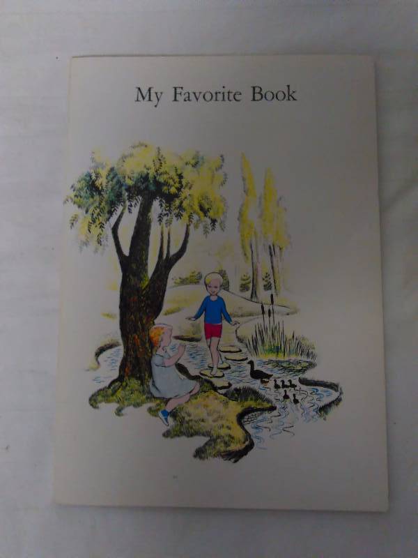 lot 20 image: Vintage Advertising, 1980, My Favorite Book, given to first graders from local W. Fargo ND Businesses