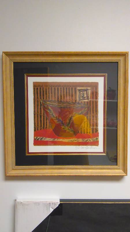 lot 70 image: Sarah Van Beckum Prints (pair), Bamboo Bowls I and II