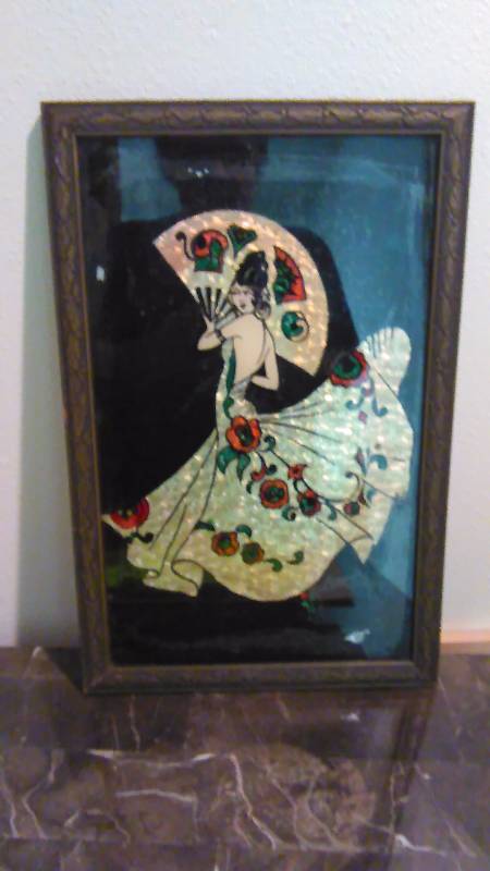 lot 58 image: Vintage Art Deco Picture, Circa 1920s