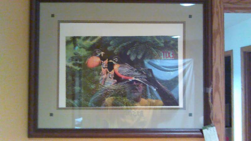 lot 124 image: Neal Anderson, Robins in the Nest, Hand Signed, Numbered