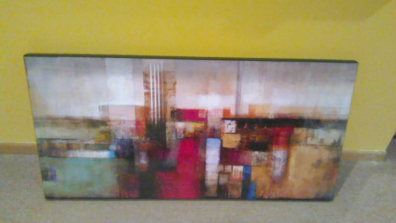 lot 144 image: Abstract Wall Art, 47.5 inches x 23  inches