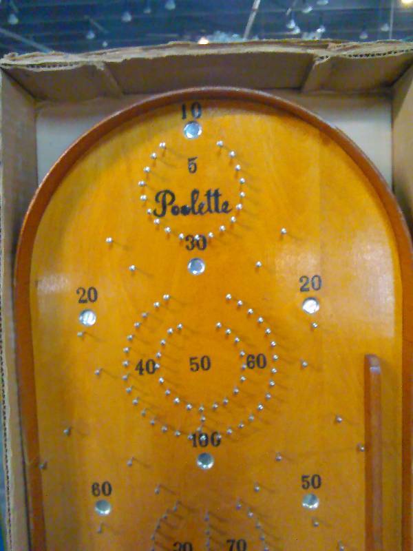 lot 153 image: Vintage Wooden Pinball Type Machine, New in Box