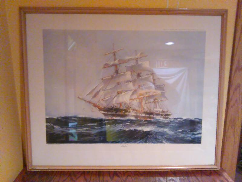 lot 139 image: Vintage Print - 1927  New Zealand Clipper Ship Piako