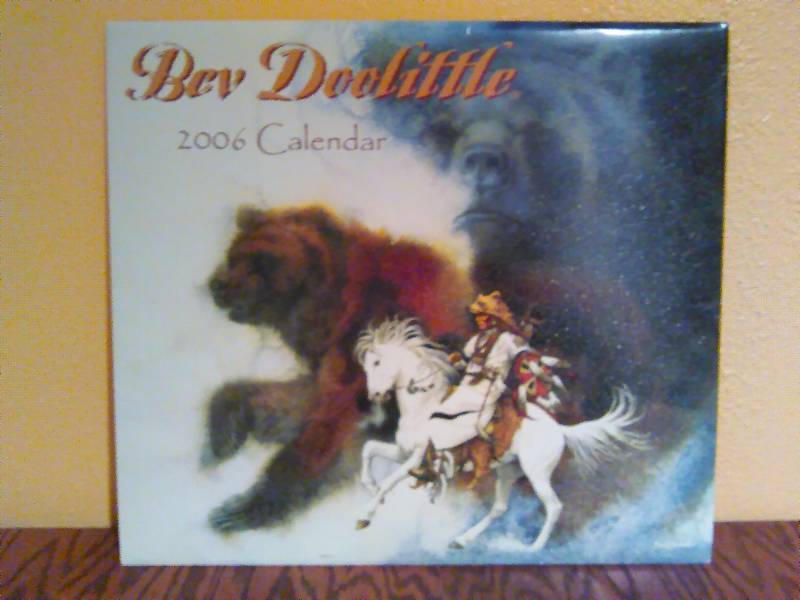 lot 215 image: Bev Doolittle Bev Doolittle 2006 Wall Calendar
