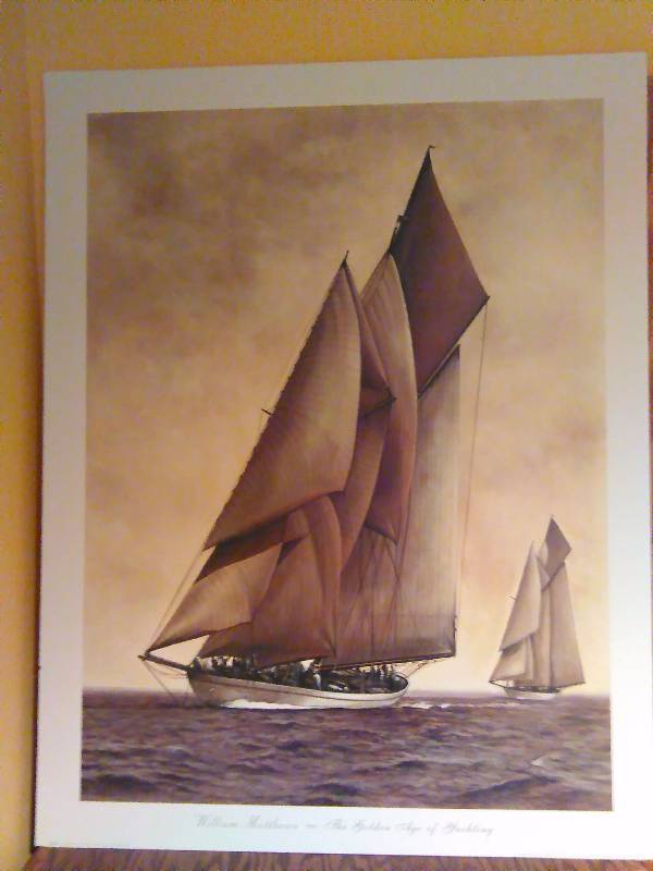 lot 222 image: The Golden Age of Yachting, William Matthews, Adela 1908