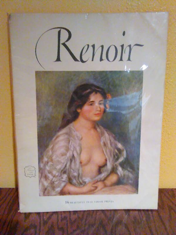 lot 230 image: Vintage Book, Renoir Prints, 15 full color print collection, copyright 1952