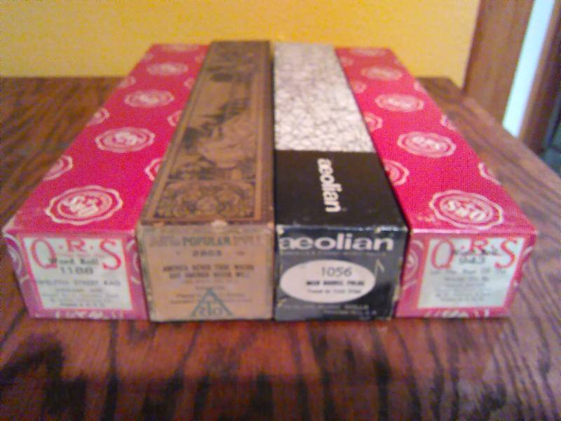 lot 247 image: Player Piano Rolls (4) 4 Songs on 4 rolls