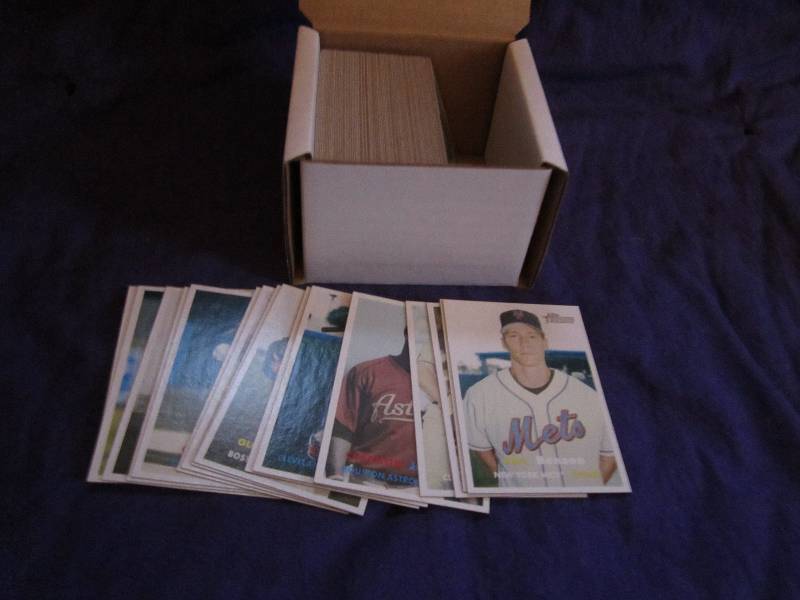Box of 2006 Topps Heritage baseball...