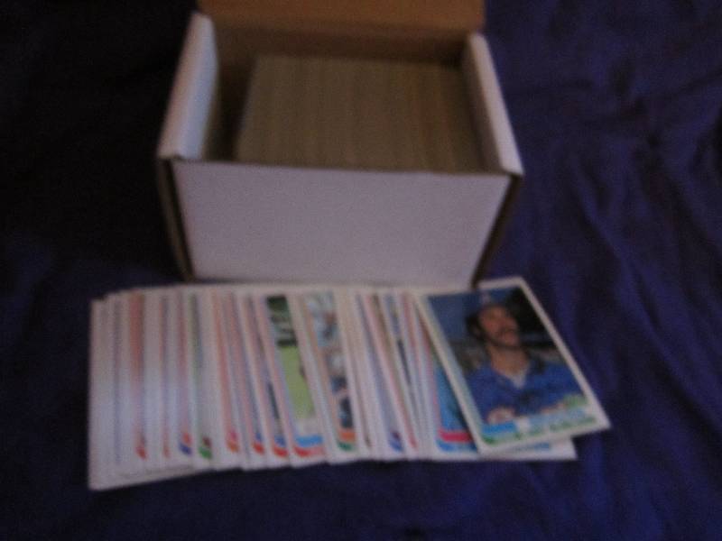 Box of 1982 topps baseball cards...