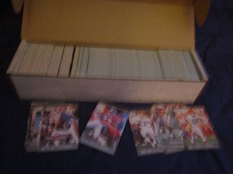 Box of 1991 Fleer and fleer metal u...