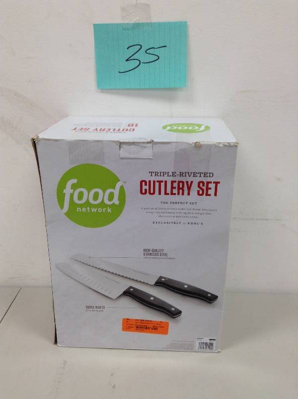 lot 35 image: Food Network Cutlery Set