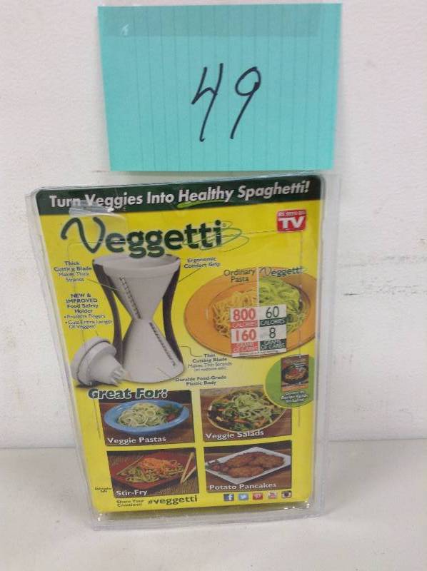 lot 49 image: Veggetti as seen on TV