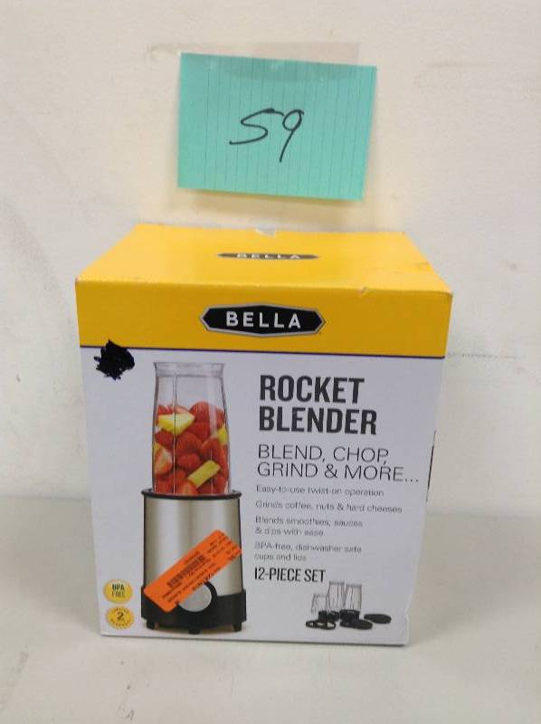 lot 59 image: Bella Rocket Blender