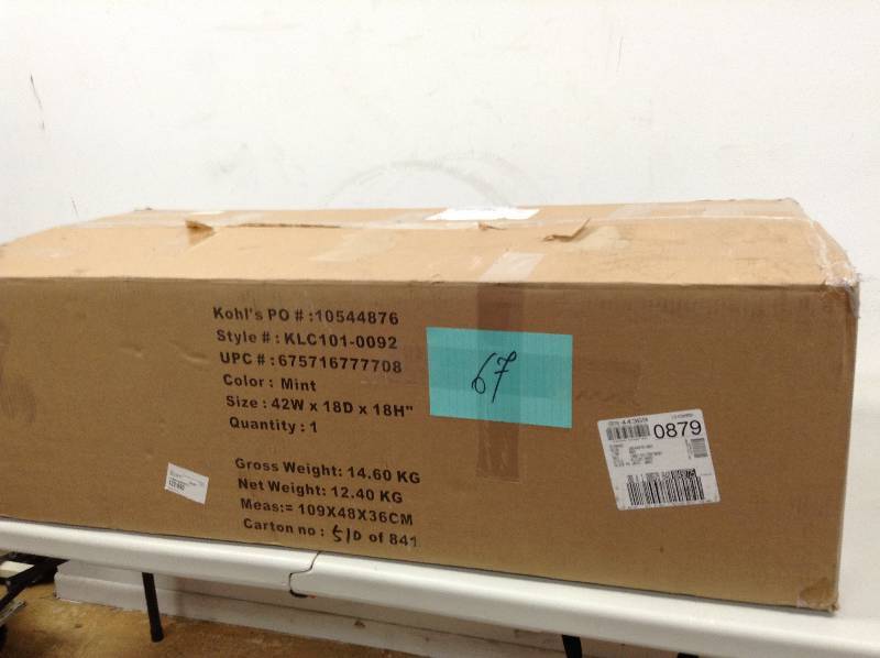 lot 67 image: Madison Park Frances Storage Ottoman