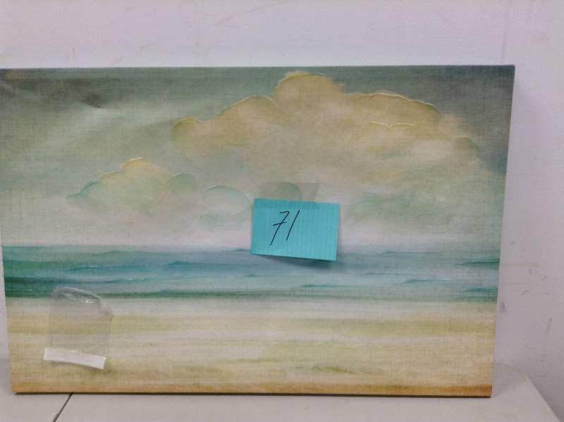 lot 71 image: Canvas Painting