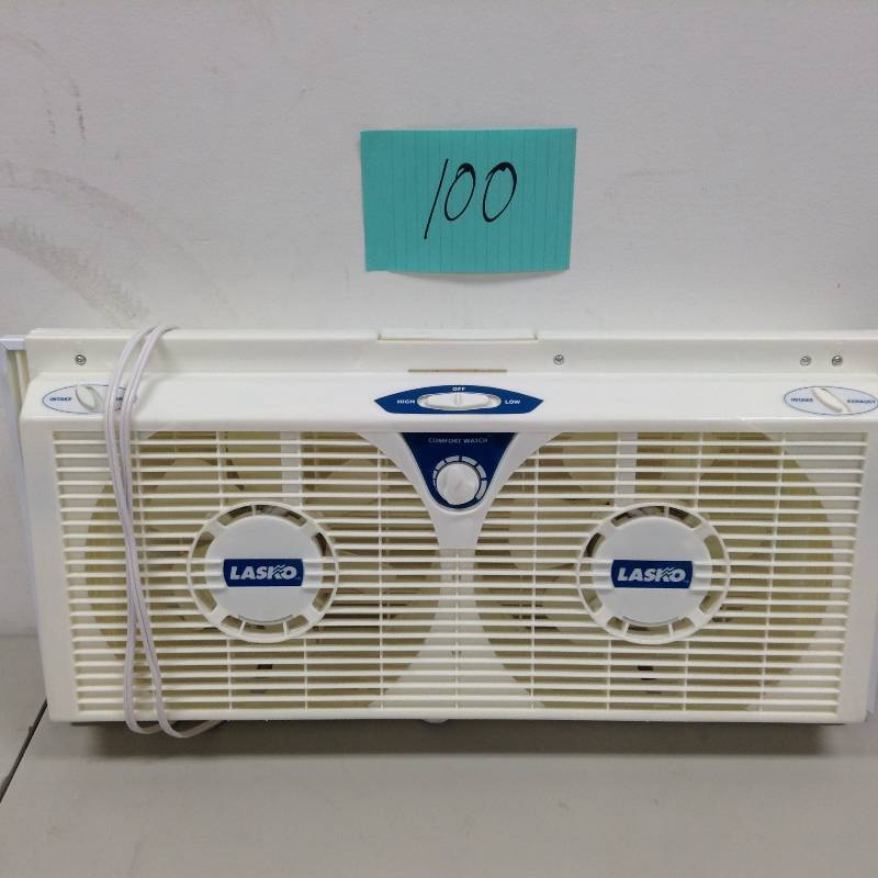 lot 100 image: Lasko electrically Reversible window Fan