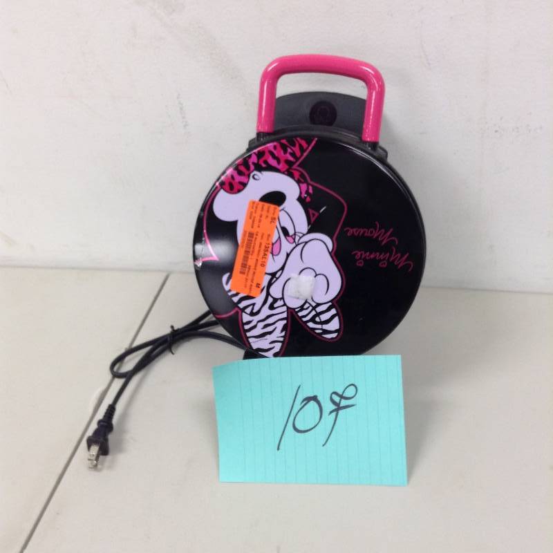 lot 107 image: Mini Mouse Waffle Maker