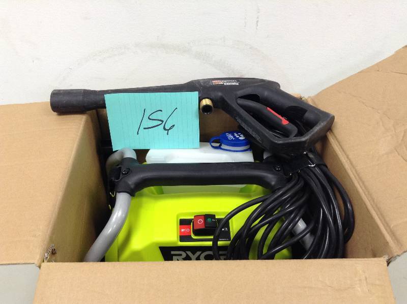 lot 156 image: Ryobi 1600 PSI Preassure Washer