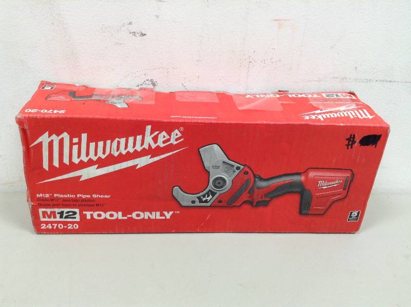 lot 166 image: Milwaukee 12-Volt Lithium-Ion Cordless PVC Shear (Tool-Only)