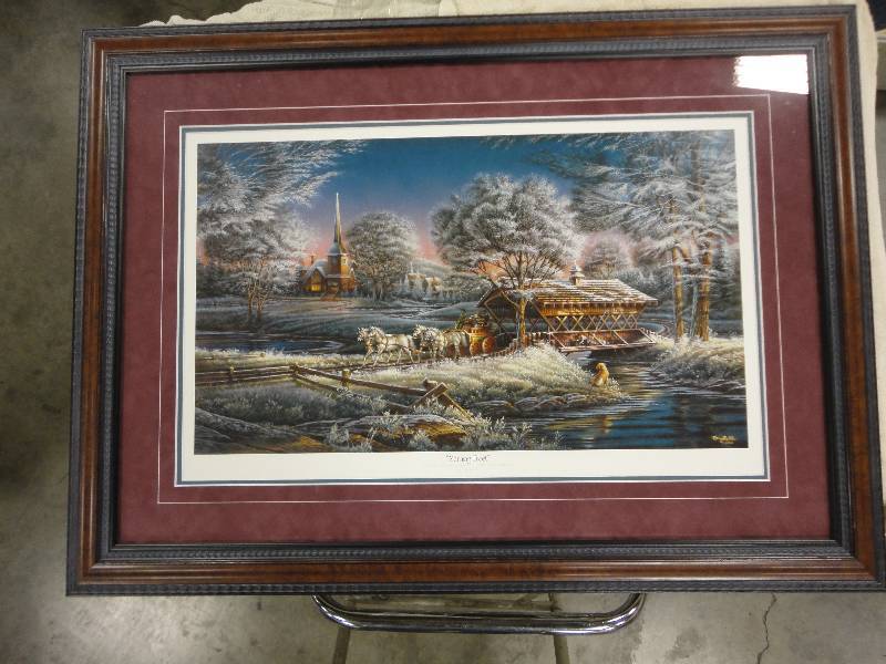 Framed Terry Redlin Print
