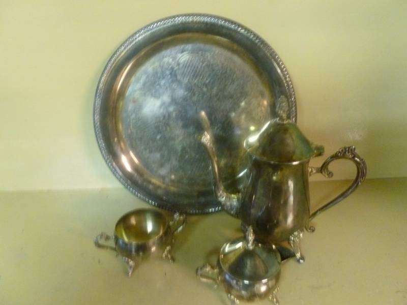 Silver Plate Serving Set