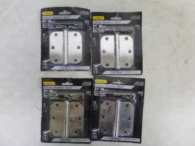 lot 516 image: 4 Stanley Classic Stainless Steel Door Hinges